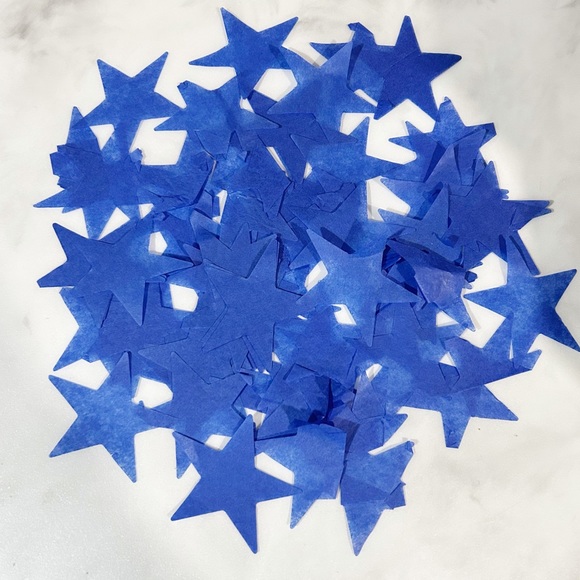 Taylor Swift Midnights Blue Star Confetti Tissue Paper Merch Swiftie - Picture 1 of 2
